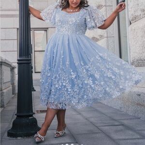 NWT JessaKae Misty in Blue Size XS